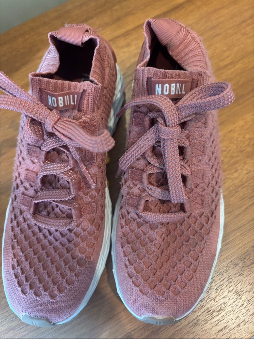 NOBULL Terracotta Knit Athletic Sneakers - Picture 2 of 5